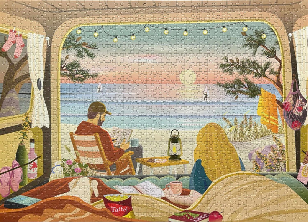 Camper By The Ocean - 1000 brikker