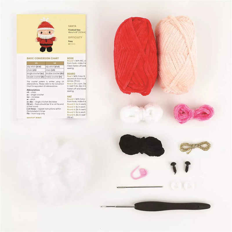 Santa Claus Hekle kit