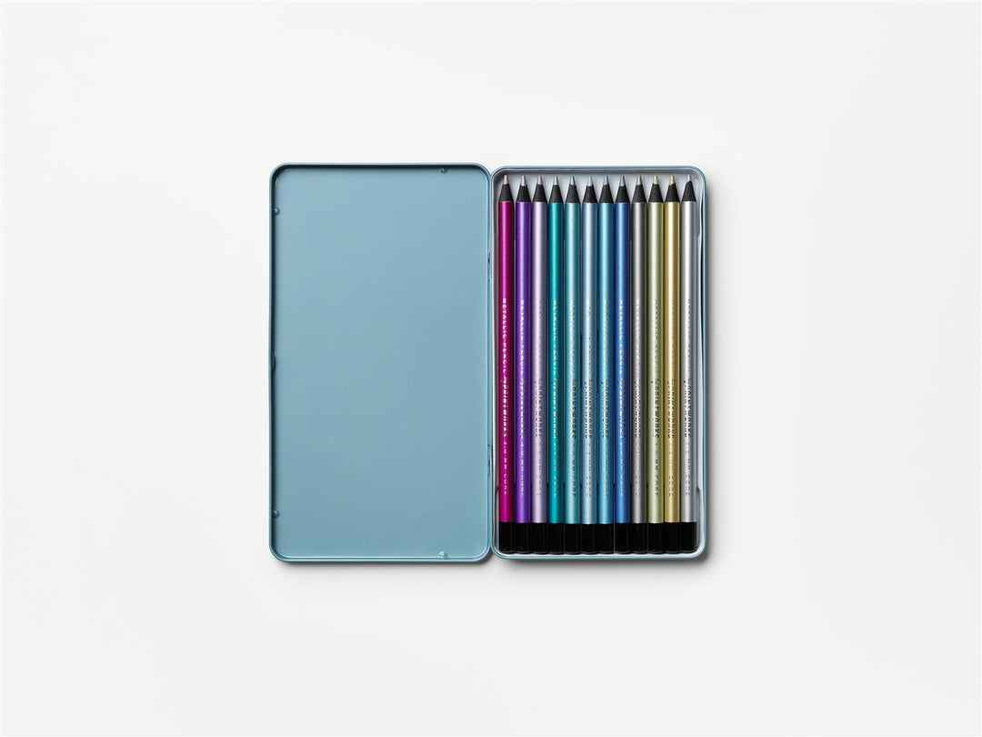 12 Fargeblyanter - Metallic