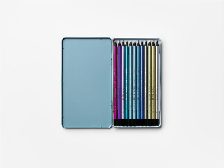 12 Fargeblyanter - Metallic