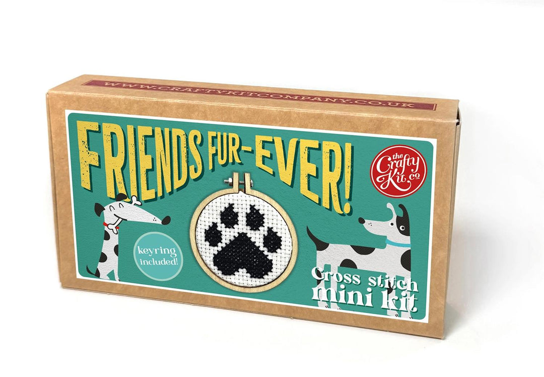 Mini Broderingskit Friends Fur-Ever