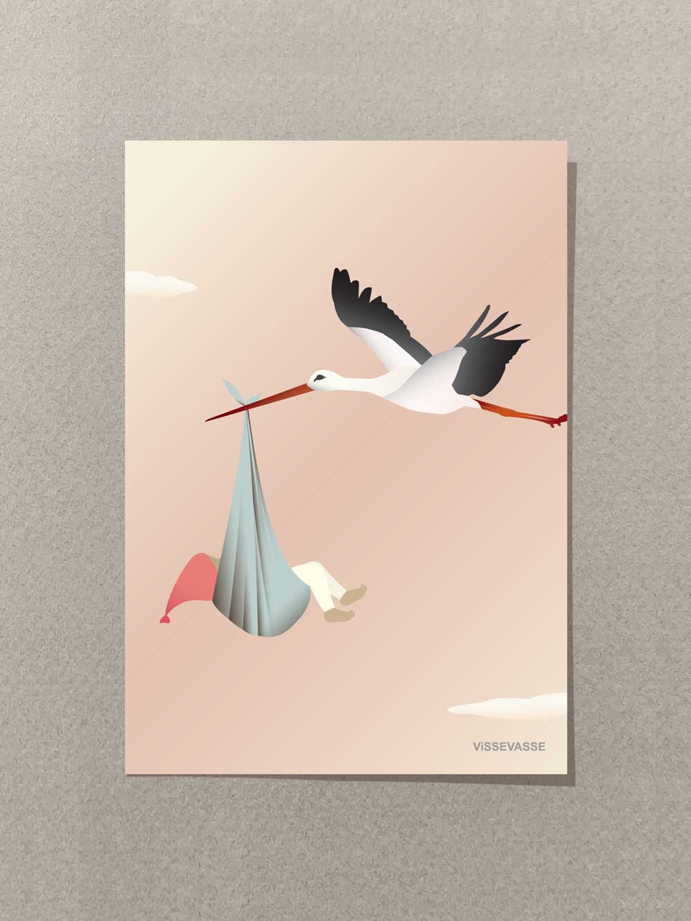 The Stork - Rose