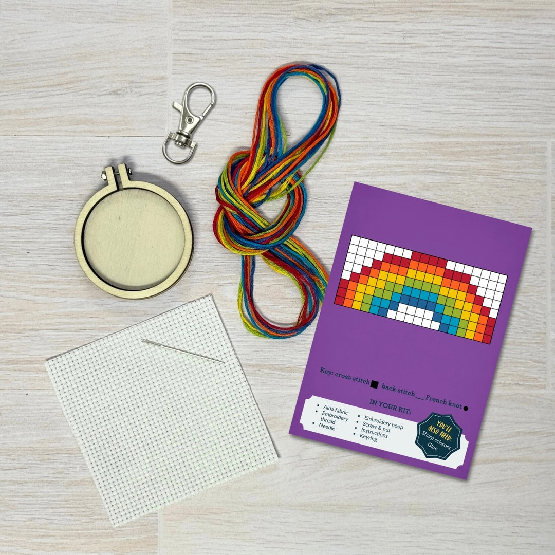 Mini Broderingskit Love Is Love