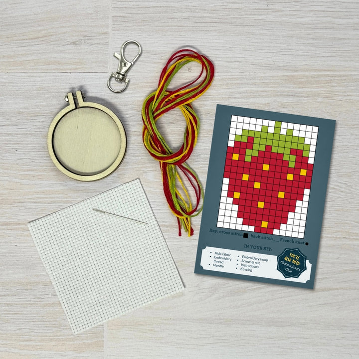 Mini Broderingskit I´m Berry Grateful