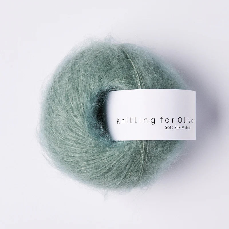 Soft Silk Mohair - støvet Aqua