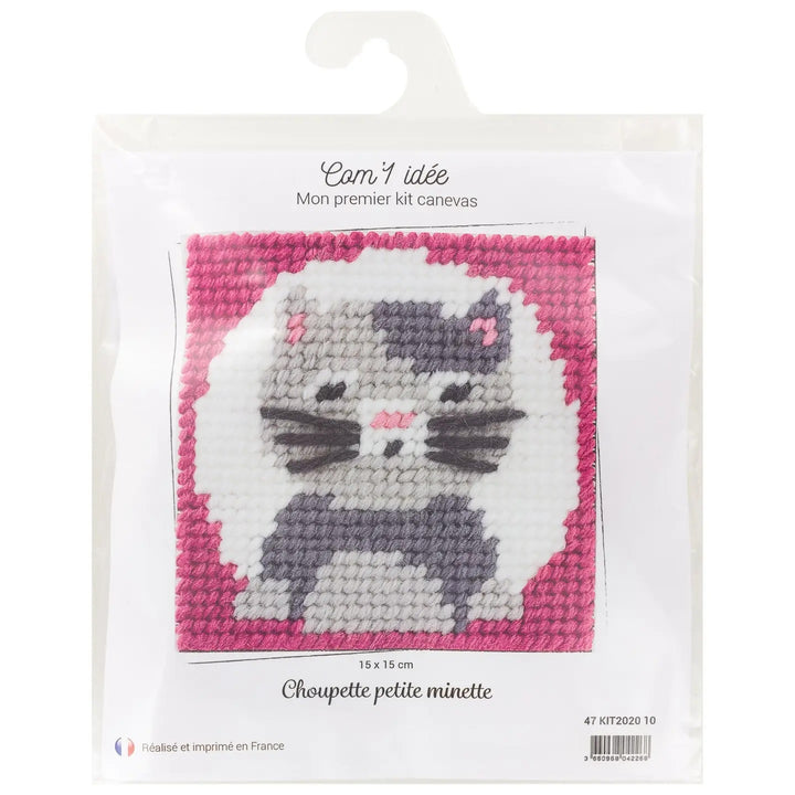 Broderingskit Barn Katt