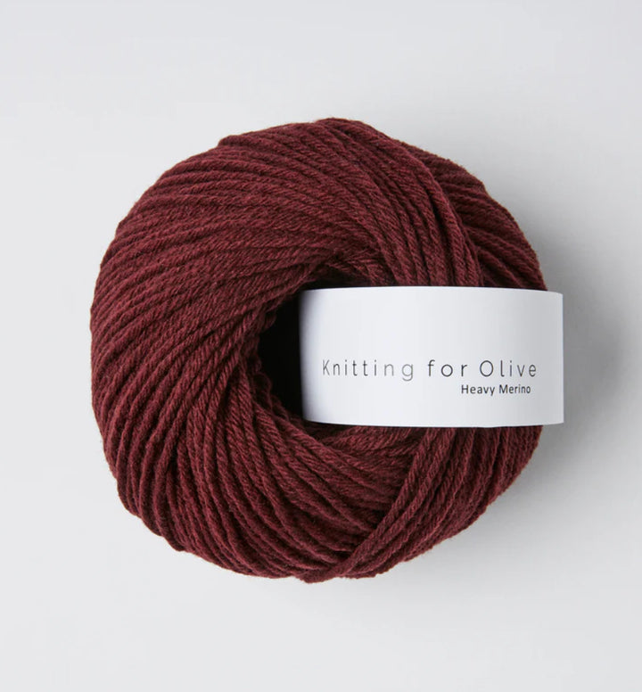 HEAVY Merino - Bordeaux