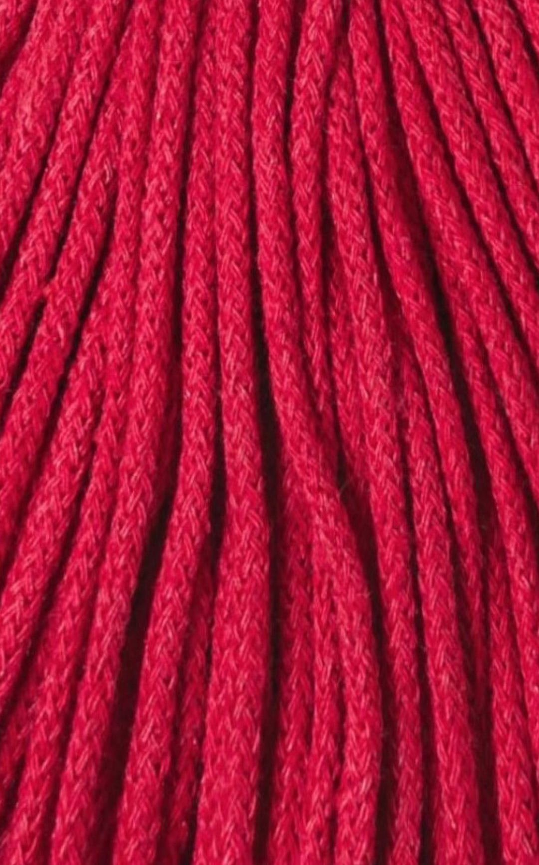 Junior 3mm Braided Cord Klassisk Rød
