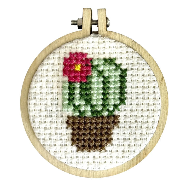 Mini Broderingskit What The Fucculent