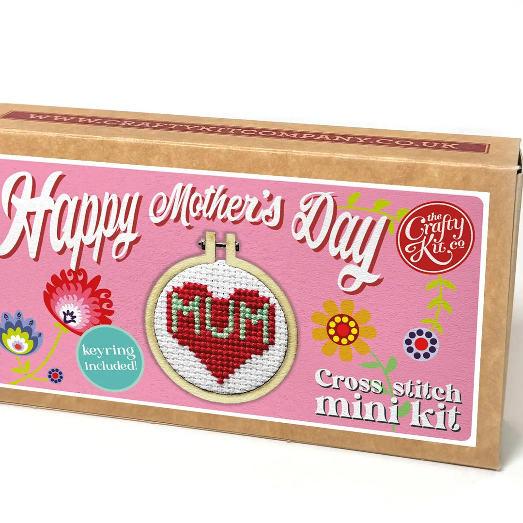 Mini Broderingskit Happy Mothers Day