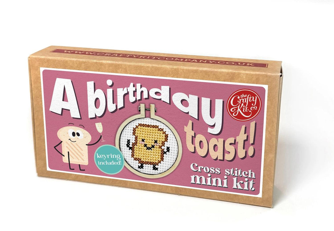 Mini Broderingskit A Birthay Toast