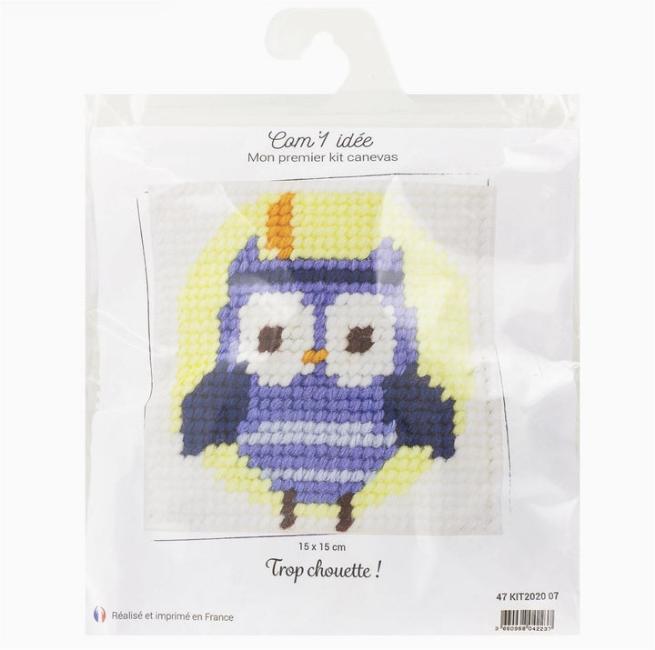 Broderingskit Barn Ugle