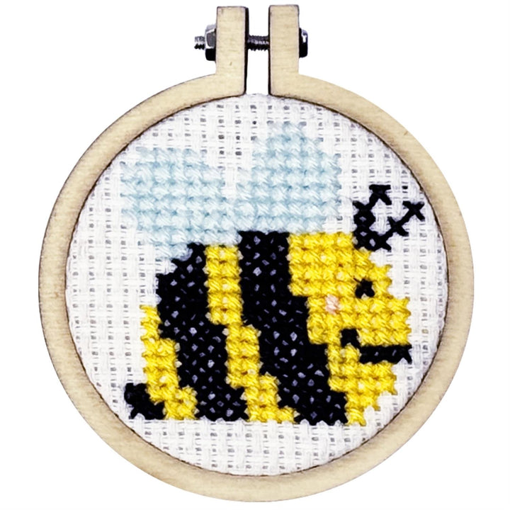 Mini Broderingskit Bee Happy