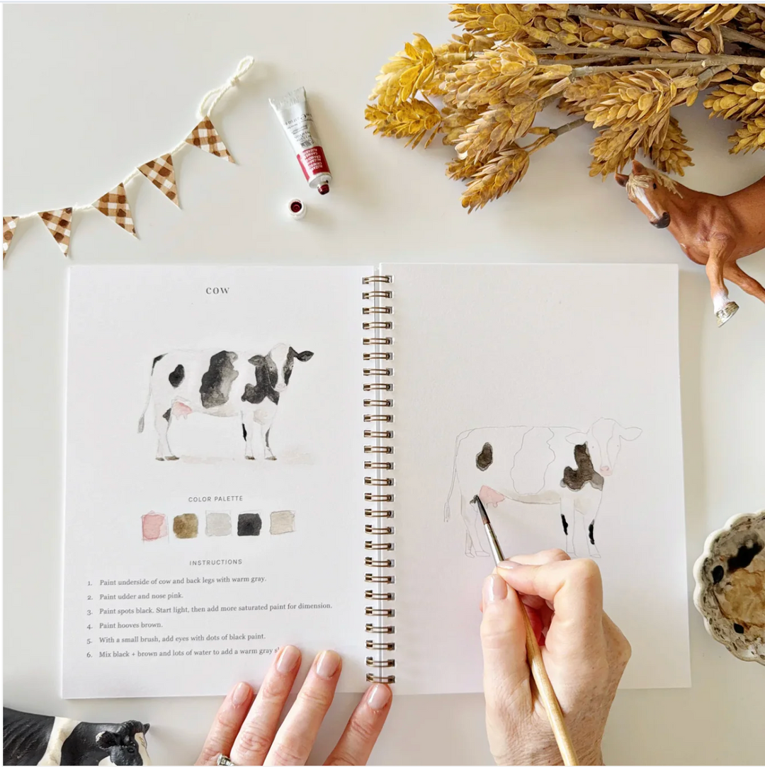 Watercolor Workbook Farm