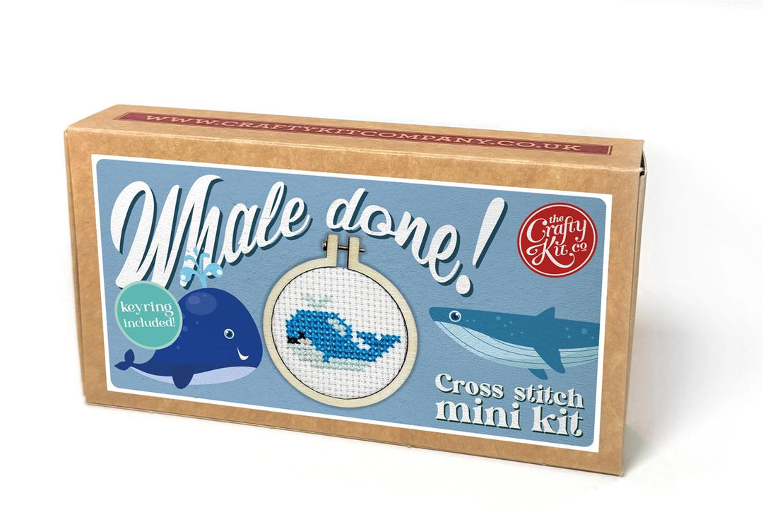 Mini Broderingskit Whale Done!
