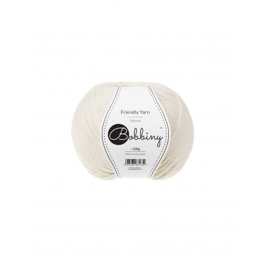 Friendly Yarn 100% Bomull Natural