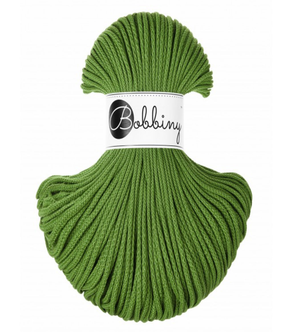 Junior 3mm Braided Cord Mosegrønn
