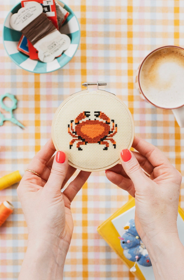 Cross Stitch Kit Crab