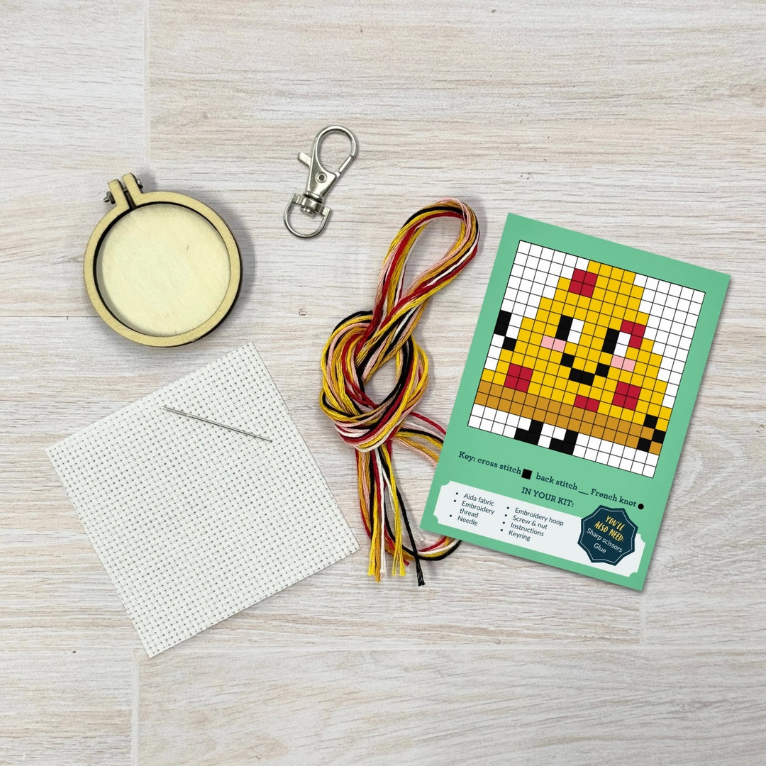 Mini Broderingskit Take A Pizza My Heart