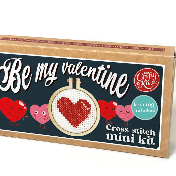 Mini Broderingskit Be My Valentine